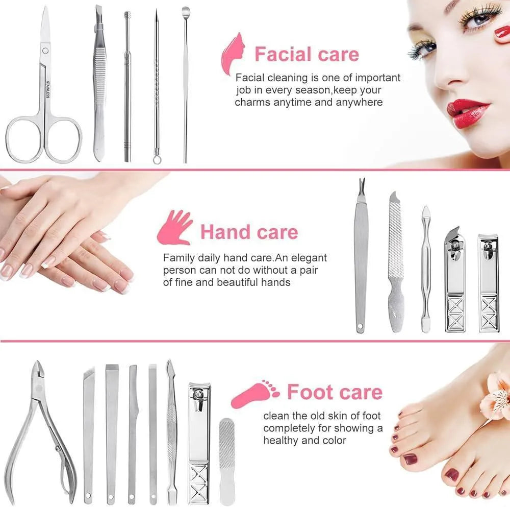 Stainless Steel Dead Skin Manicure Kit