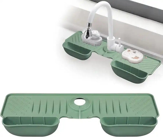Green Sink Water Catcher & Kitchen Organizer